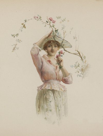 A Red, Red Rose by Henry Marriott Paget